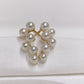 Grape Shape Akoya Pearl Earrings in 18K Yellow Gold,3-3.5mm