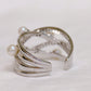 White Gold Plated Sterling Silver Freshwater Pearl Ring, R2