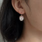 Rose Gold Plated Sterling Silver Freshwater Pearl Earrings, ER40