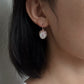 Rose Gold Plated Sterling Silver Freshwater Pearl Earrings, ER40