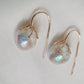Rose Gold Plated Sterling Silver Freshwater Pearl Earrings, ER40