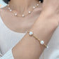 Akoya Pearl Bracelet in 18K Yellow Gold, 7.5-8mm