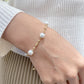Akoya Pearl Bracelet in 18K Yellow Gold, 7.5-8mm