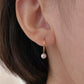 Akoya Pearl Earrings in 18K Yellow Gold 5-5.5mm