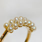 Akoya Pearl Ring in 18K Yellow Gold with Diamond d0.05ct,3-3.5mm