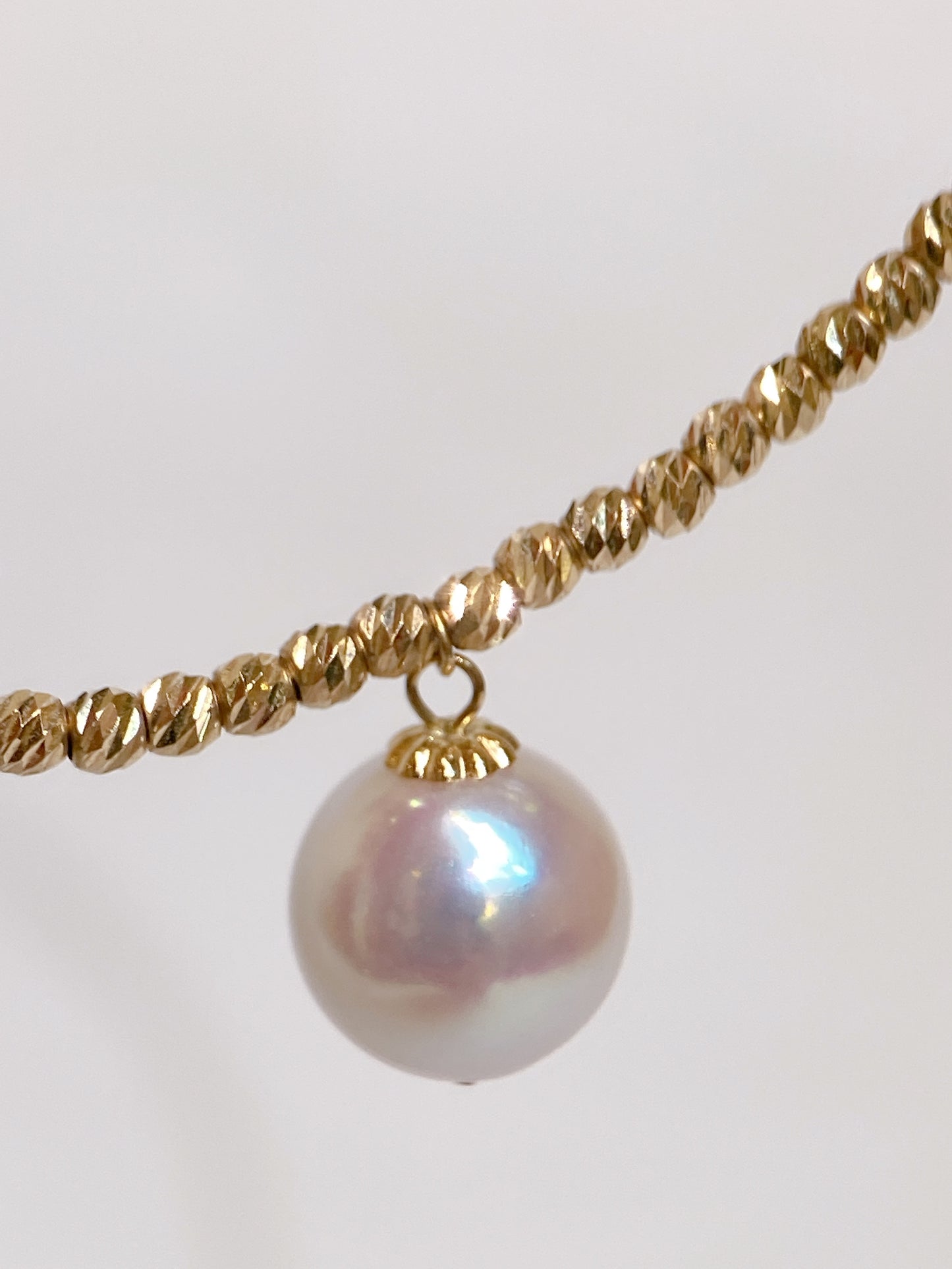 Akoya Pearl Bracelet in 18K Yellow Gold, 8.1mm