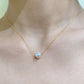Akoya Pearl Floating Pendant in 18k Yellow Gold, 8.5-9mm