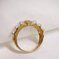 Baby Akoya Pearl Ring with Diamond in 18k Yellow Gold 0.25ct,3.5-4mm