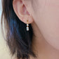 Akoya Hoop Earrings in 18K Yellow Gold 3-4.5mm