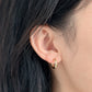 Yellow Gold Plated Sterling Silver Freshwater Pearl Detachable Earrings, ER10