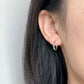 White Gold Plated Sterling Silver Freshwater Pearl Detachable Earrings, ER59