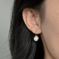 Yellow Gold Plated Sterling Silver Freshwater Pearl Earrings, ER34