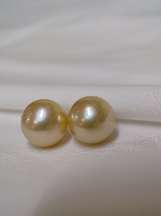 South Sea Golden Pearl Studs Earring